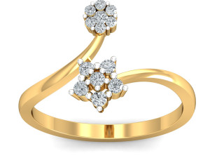diamond ring for ladies 3D Druckmodell