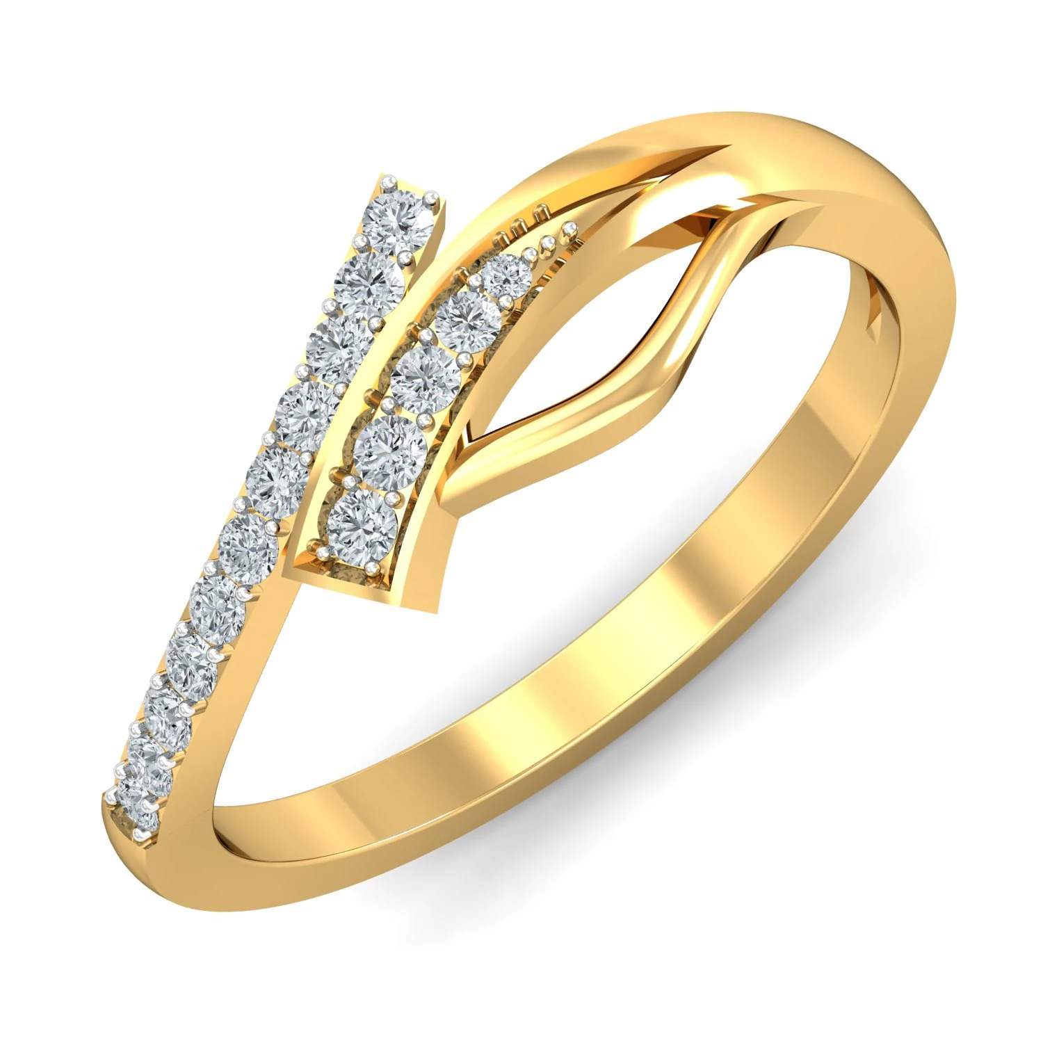 diamond ring for ladies 3D Print Model .c4d .max .obj .3ds .fbx .stl .blend 