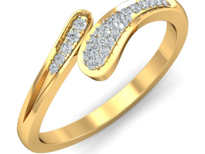 diamond ring for ladies Modelo de Impressão 3D