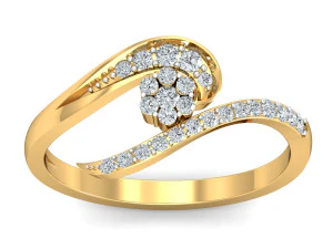 diamond ring for ladies 3D Print Model