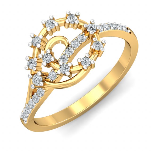 diamond ring for ladies 3D Принт Модель .c4d .max .obj .3ds .fbx .stl .blend 