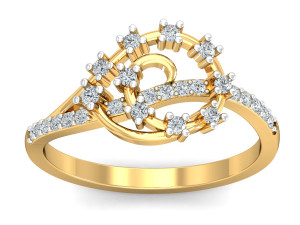 diamond ring for ladies 3D Принт Модель