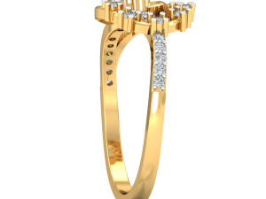 diamond ring for ladies 3D Принт Модель