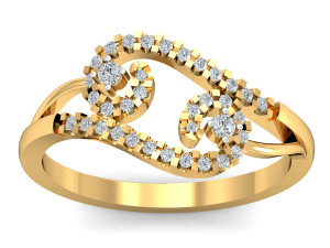 diamond ring for ladies 3D-printmodel