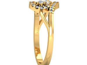 diamond ring for ladies 3D-printmodel