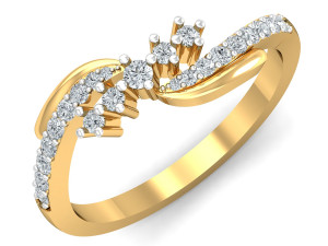 diamond ring for ladies 3Dプリントモデル