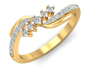 diamond ring for ladies 3D Print Model