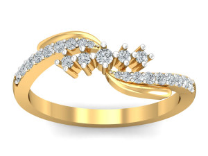 diamond ring for ladies 3D 打印模型