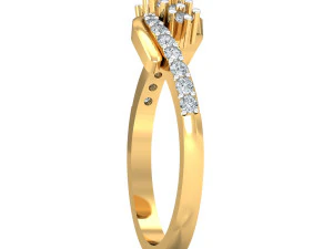 diamond ring for ladies 3D Print Model