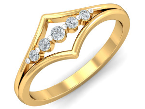 diamond ring for ladies Modello di stampa 3D