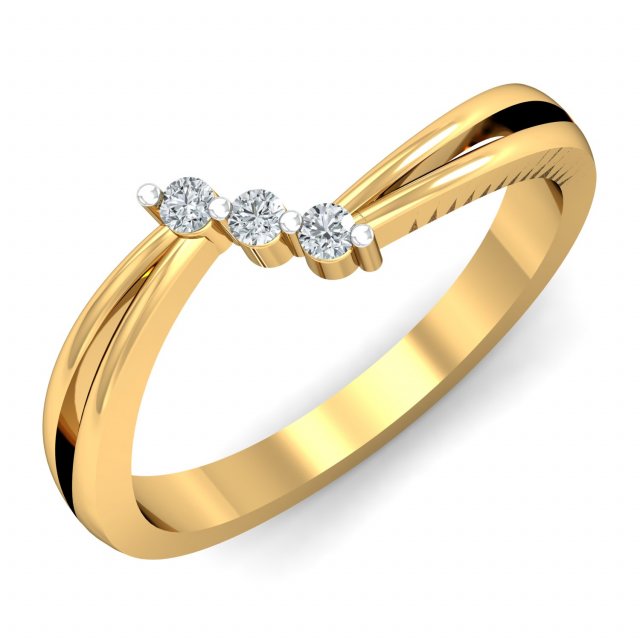 diamond ring for ladies 3Dプリントモデル .c4d .max .obj .3ds .fbx .stl .blend 