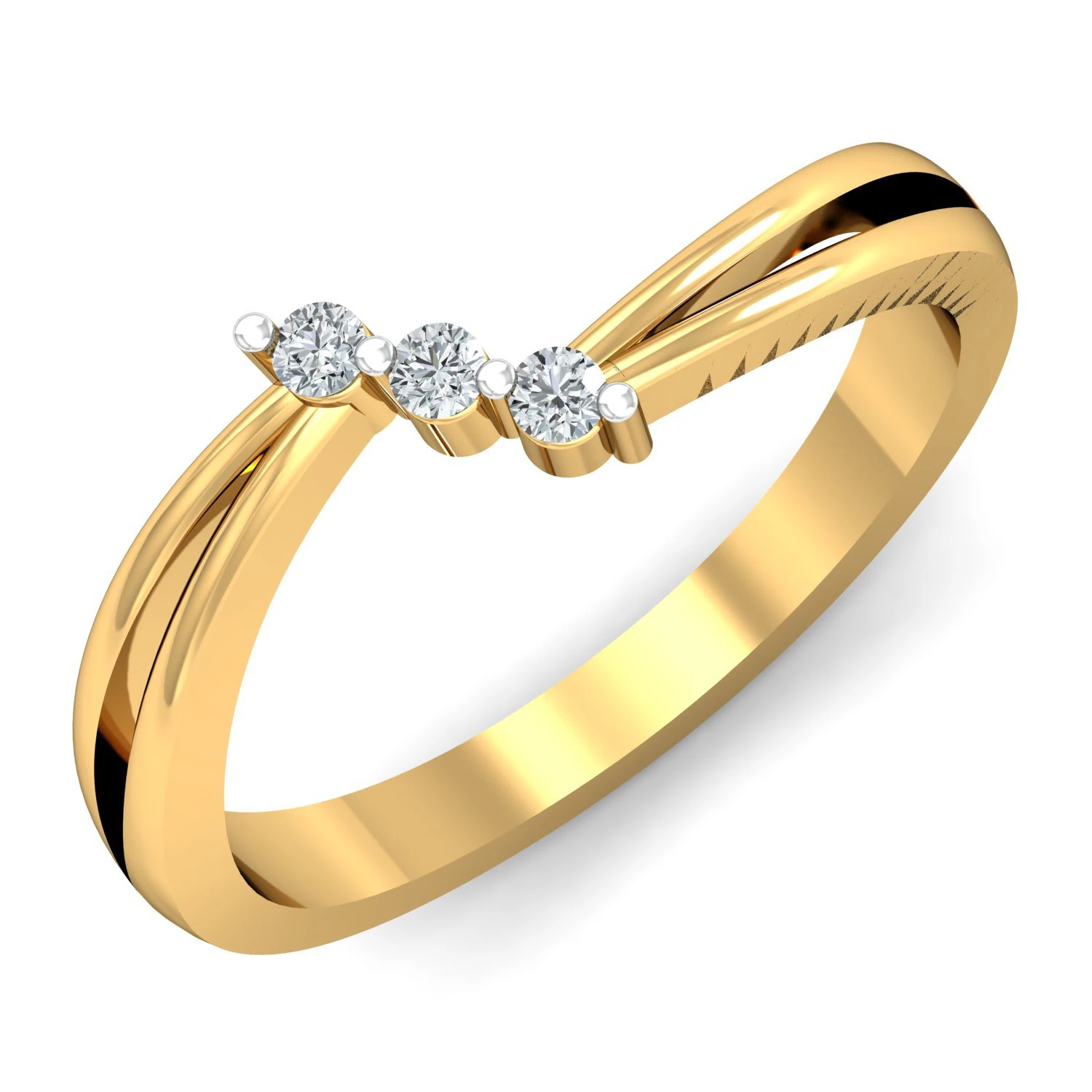 diamond ring for ladies 3D Print Model .c4d .max .obj .3ds .fbx .stl .blend
