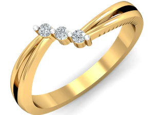 bague en diamant pour dames Modèles 3D en vedette