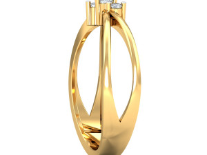 diamond ring for ladies Modello di stampa 3D