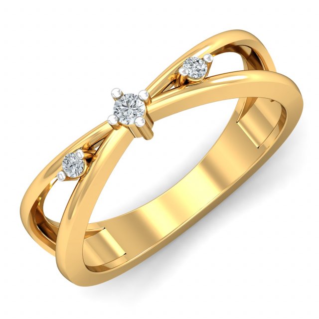 diamond ring for ladies 3Dプリントモデル .c4d .max .obj .3ds .fbx .stl .blend 