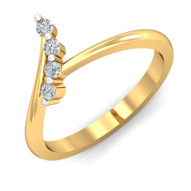 diamond ring for ladies 3D 프린트 모델 .c4d .max .obj .3ds .fbx .stl .blend 