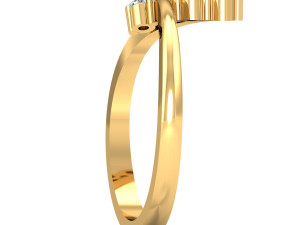 diamond ring for ladies 3D 프린트 모델