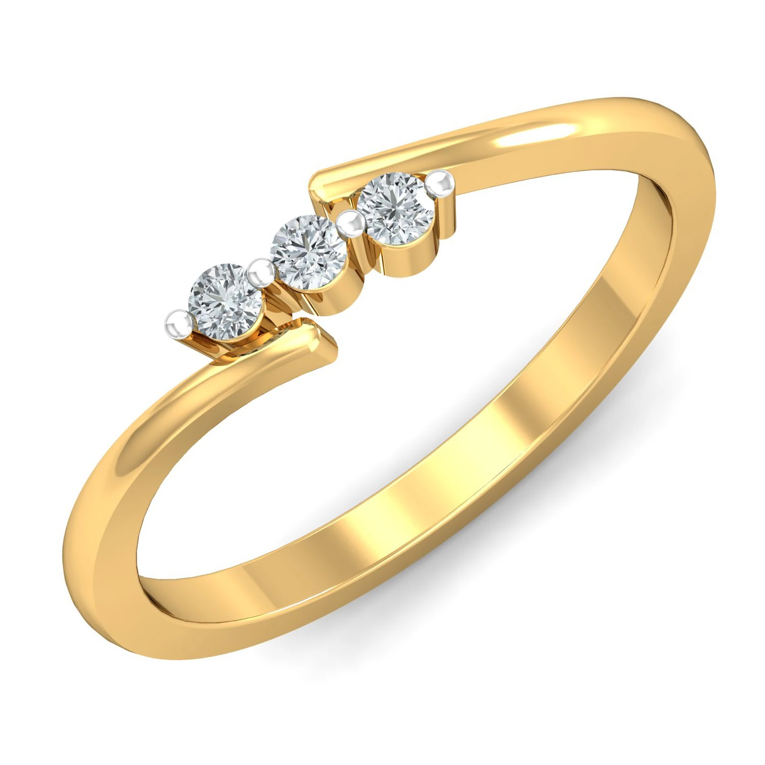 diamond ring for ladies 3D Print Model .c4d .max .obj .3ds .fbx .stl .blend
