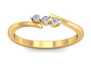 diamond ring for ladies Modelo de Impressão 3D