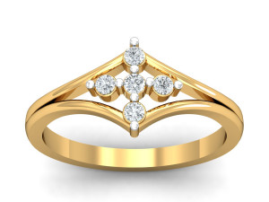 diamond ring for ladies 3Dプリントモデル