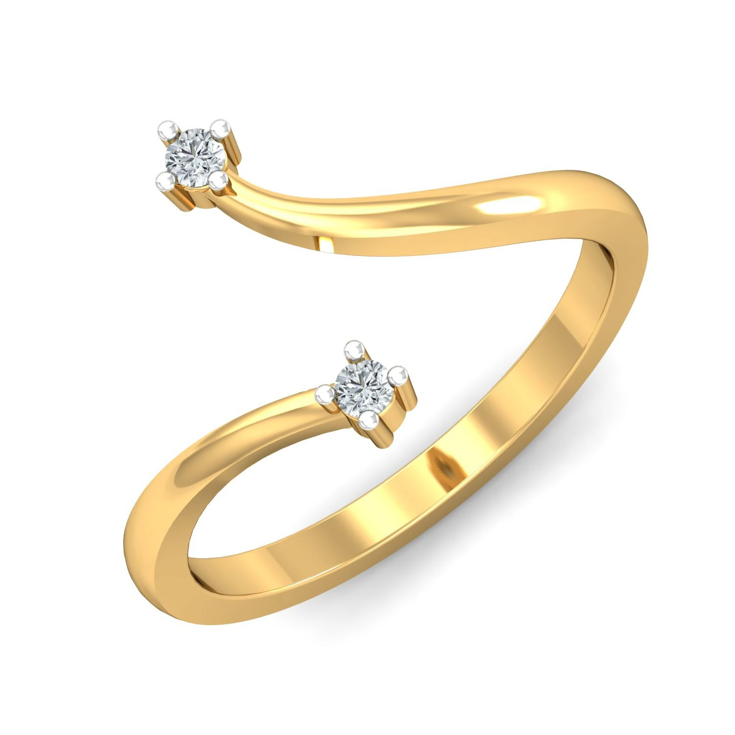 diamond ring for ladies 3D Print Model .c4d .max .obj .3ds .fbx .stl .blend 