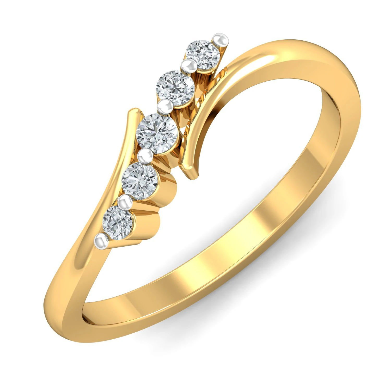 diamond ring for ladies 3D Print Model .c4d .max .obj .3ds .fbx .stl .blend 