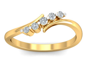 diamond ring for ladies 3D प्रिंट मॉडल