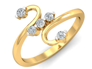diamond ring for ladies 3D Принт Модель