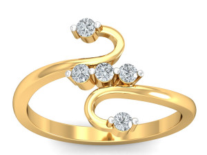 diamond ring for ladies 3D Принт Модель