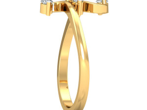 diamond ring for ladies 3D Принт Модель