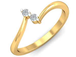 女士钻戒 3D 打印模型