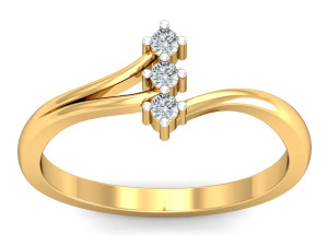 diamond ring for ladies Modèles 3D en vedette