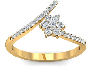 diamond ring for ladies 3D प्रिंट मॉडल