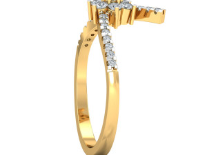 diamond ring for ladies 3D प्रिंट मॉडल