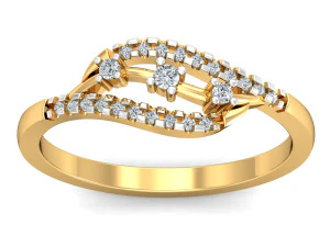 diamond ring for ladies 3D Print Model