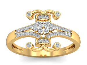 diamond ring for ladies 3D Print Model