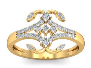 diamond ring for ladies Modelo de Impressão 3D