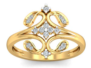 diamond ring for ladies 3D Print Model