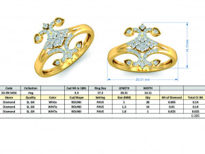 diamond ring for ladies 3D 프린트 모델