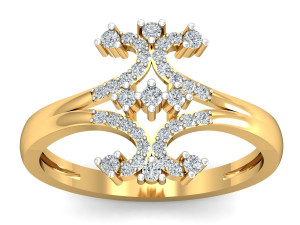 diamond ring for ladies Modelo de Impressão 3D