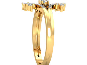 diamond ring for ladies Modelo de Impressão 3D