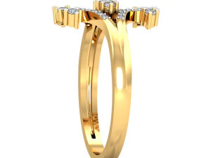 diamond ring for ladies 3D Print Model