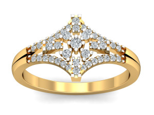 diamond ring for ladies 3D Принт Модель