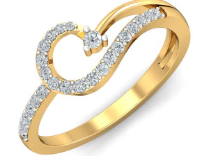 bague en diamant pour dames Modèles 3D en vedette