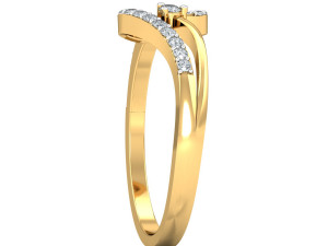 diamond ring for ladies 3D Print Model
