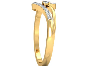 diamond ring for ladies 3D Print Model