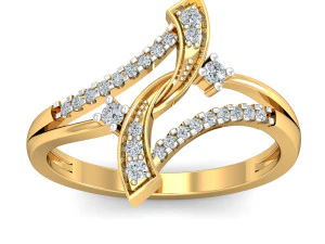 diamond ring for ladies 3D Print Model