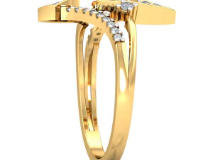 diamond ring for ladies 3D Print Model