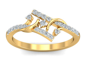 diamond ring for ladies 3D 打印模型
