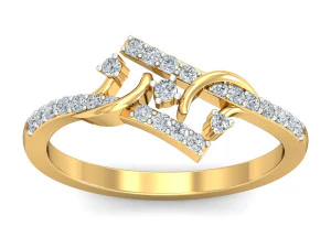 diamond ring for ladies 3D Print Model